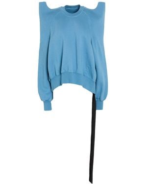 Rick Owens Sweatshirt Cotton - Blue