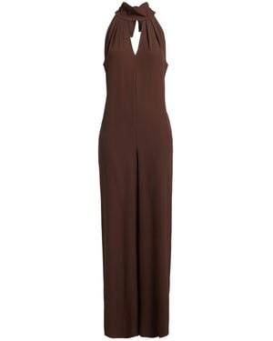 Please Jumpsuit Polyester, Elastane - Brown