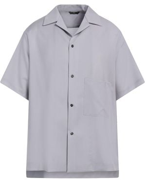 Hevò Shirt Virgin Wool - Gray