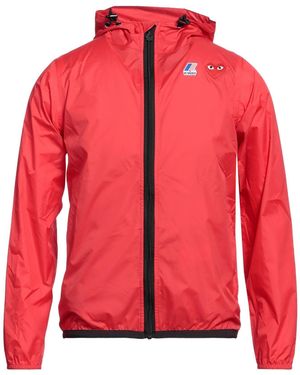 COMME DES GARCONS PLAY X K-WAY Jacket Polyamide - Red