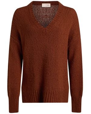Drumohr Sweater Virgin Wool, Cashmere, Polyamide - Brown