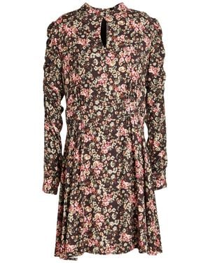 Mar De Margaritas Mini Dress Viscose - Brown