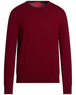 Isaia Brick Jumper Wool - Red
