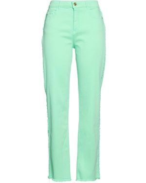 Nenette Jeans Cotton, Organic Cotton, Elastomultiester, Elastane - Green