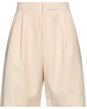 Blanche Cph Shorts & Bermuda Shorts Viscose, Polyester, Cotton - Natural