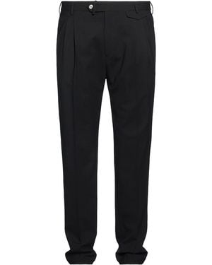 Santaniello Pants Wool, Polyester, Elastane - Black