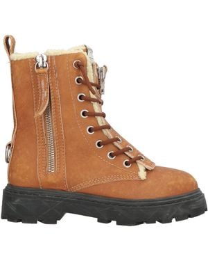 Philippe Model Camel Ankle Boots Leather - Brown