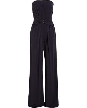 Max Mara Midnight Jumpsuit Viscose, Elastane - Blue