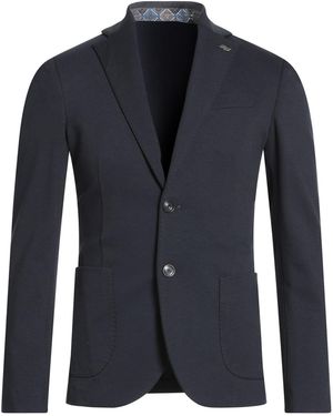 Bob Midnight Blazer Viscose, Polyamide, Elastane - Blue