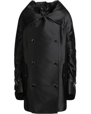 Alberta Ferretti Overcoat & Trench Coat - Black