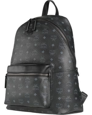 MCM Backpack Textile Fibers - Black