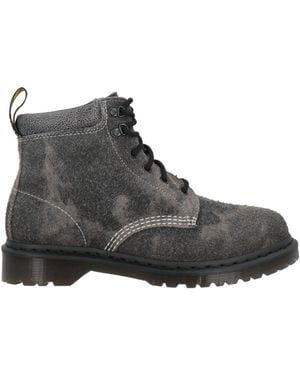 Dr. Martens Charcoal Ankle Boots Leather - Black