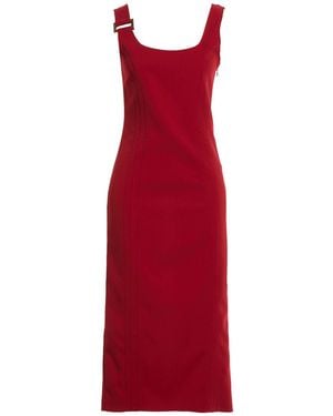 Patrizia Pepe Midi Dress - Red
