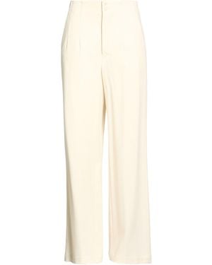 Gentry Portofino Ivory Pants Viscose, Wool - Natural