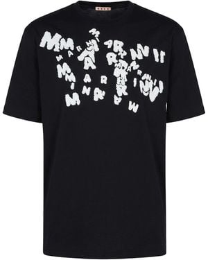 Marni T-Shirt Cotton - Black
