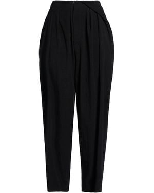 Uma Wang Pants Linen, Viscose, Elastane - Black