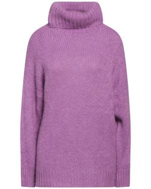 Caractere Rollkragenpullover - Lila