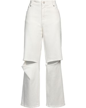 Souvenir Clubbing Trousers Cotton, Elastane - White