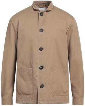 Doppiaa Camel Jacket Polyester, Cotton - Natural