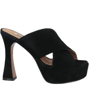 Bibi Lou Sandals Leather - Black