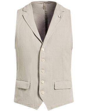 L.B.M. 1911 Tailored Vest Cotton, Ramie - White