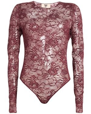 Aniye By Burgundy Bodysuit Polyamide, Elastane, Viscose - Red