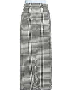 ViCOLO Maxi Skirt Polyester, Viscose, Elastane - Gray