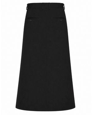 MM6 by Maison Margiela Midi Skirt - Black