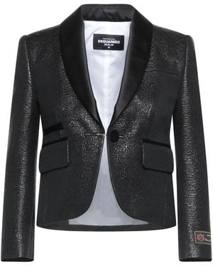 DSquared² Blazer Wool, Acetate, Polyester, Silk - Black