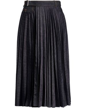 Sacai Maxi Skirt Polyester - Blue