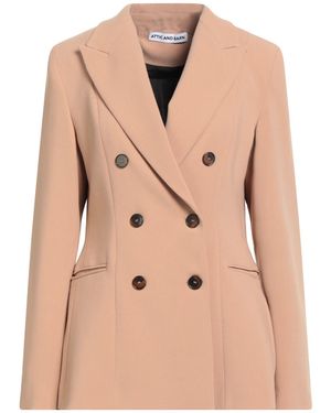 Attic And Barn Camel Blazer Polyester, Viscose, Elastane - Natural