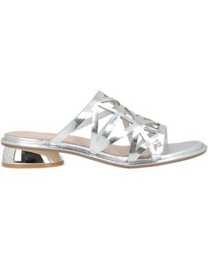 Jeannot Sandals Leather, Synthetic Material - White