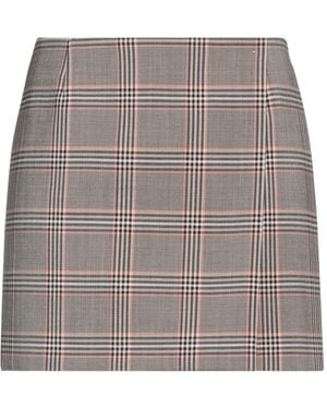 Sportmax Mini Skirt Polyester, Virgin Wool, Elastane, Cotton - Gray