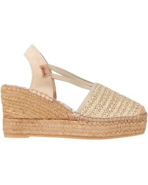 Vidorreta Espadrilles Leather, Textile Fibers - Natural