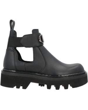 MCM Ankle Boots Leather - Black