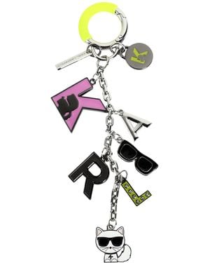 Karl Lagerfeld Key Ring - White