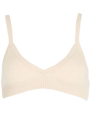 Alanui Top Cashmere, Cotton - Natural