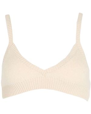 Alanui Top Cashmere, Cotton - Natural