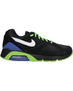 Nike Trainers Textile Fibres, Leather - Green