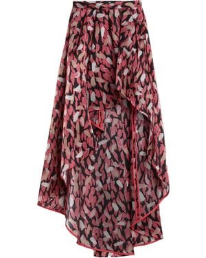 Elisabetta Franchi Maxi Skirt - Red