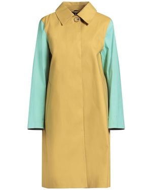 Mackintosh Mustard Overcoat & Trench Coat Cotton - Yellow