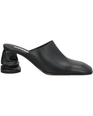 McQueen Mules & Clogs Leather - Black