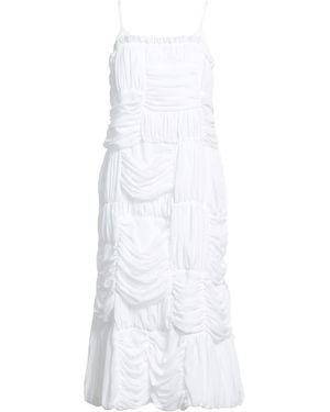 Comme des Garçons Midi Dress - White