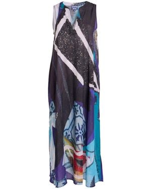 Vilebrequin Vestido Midi - Azul