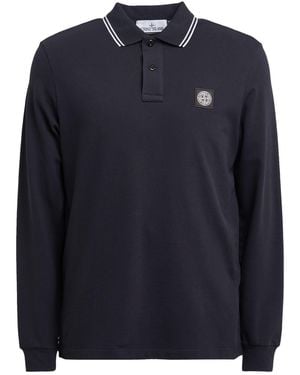 Stone Island Midnight Polo Shirt Cotton, Elastane - Blue