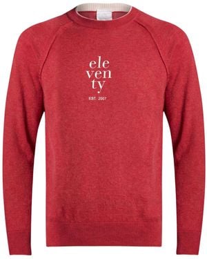 Eleventy Pullover - Rot