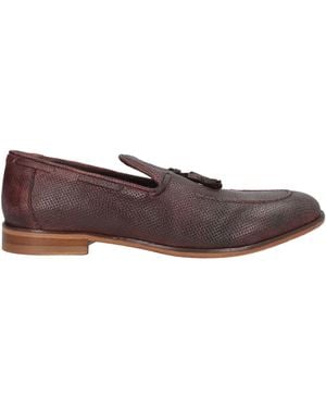 JP/DAVID Dark Loafers Leather - Brown
