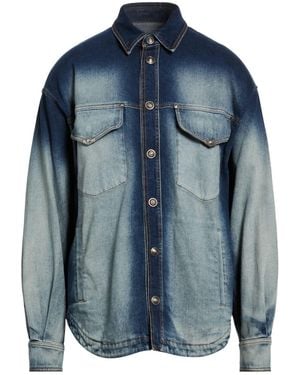 Versace Jeans Couture Denim Outerwear Cotton, Elastane - Blue