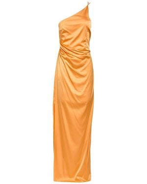 Patrizia Pepe Maxi Dress Viscose, Polyamide, Elastane - Metallic