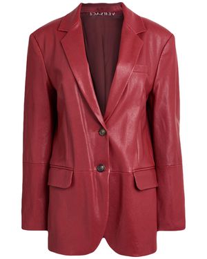 Brunello Cucinelli Blazer Leather, Brass - Red